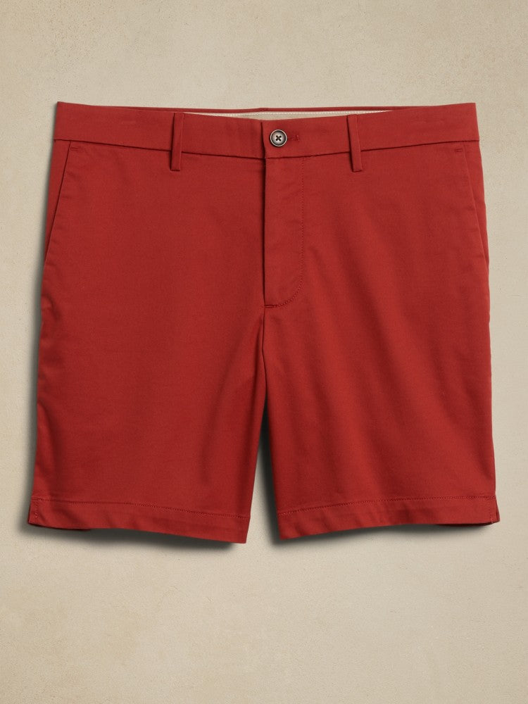 Short Con Bolsillos Rojo
