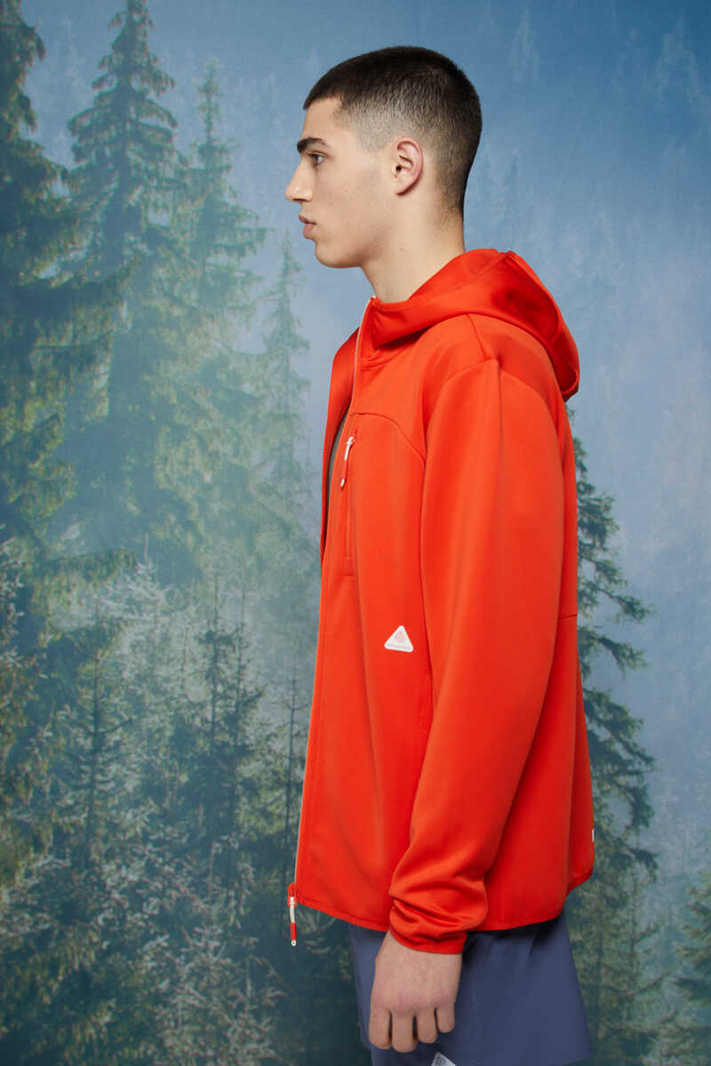 Jacket Tejido Doble Secado Rápido Rojo