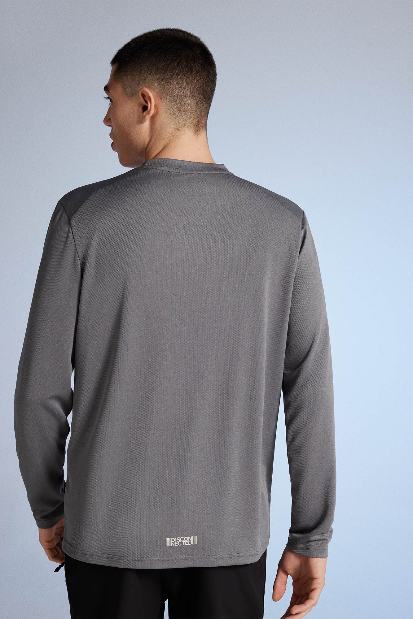 Camiseta Outdoor Manga Larga Gris