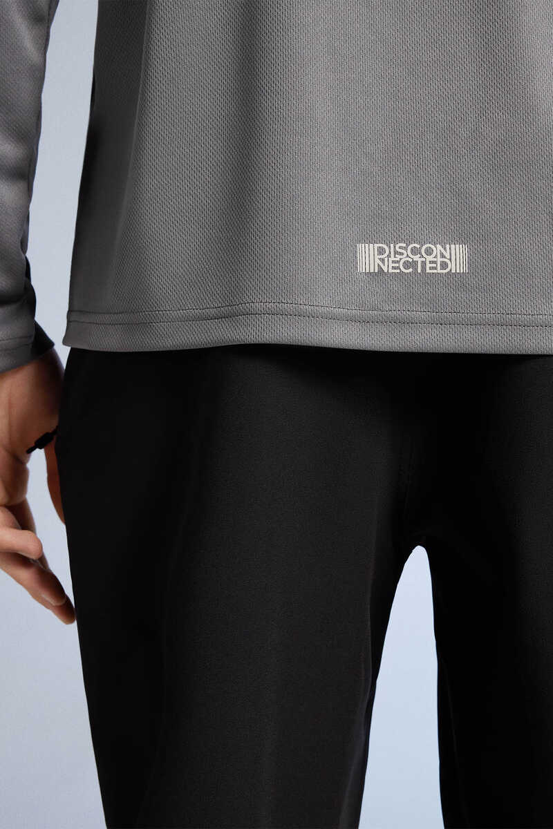 Camiseta Outdoor Manga Larga Gris