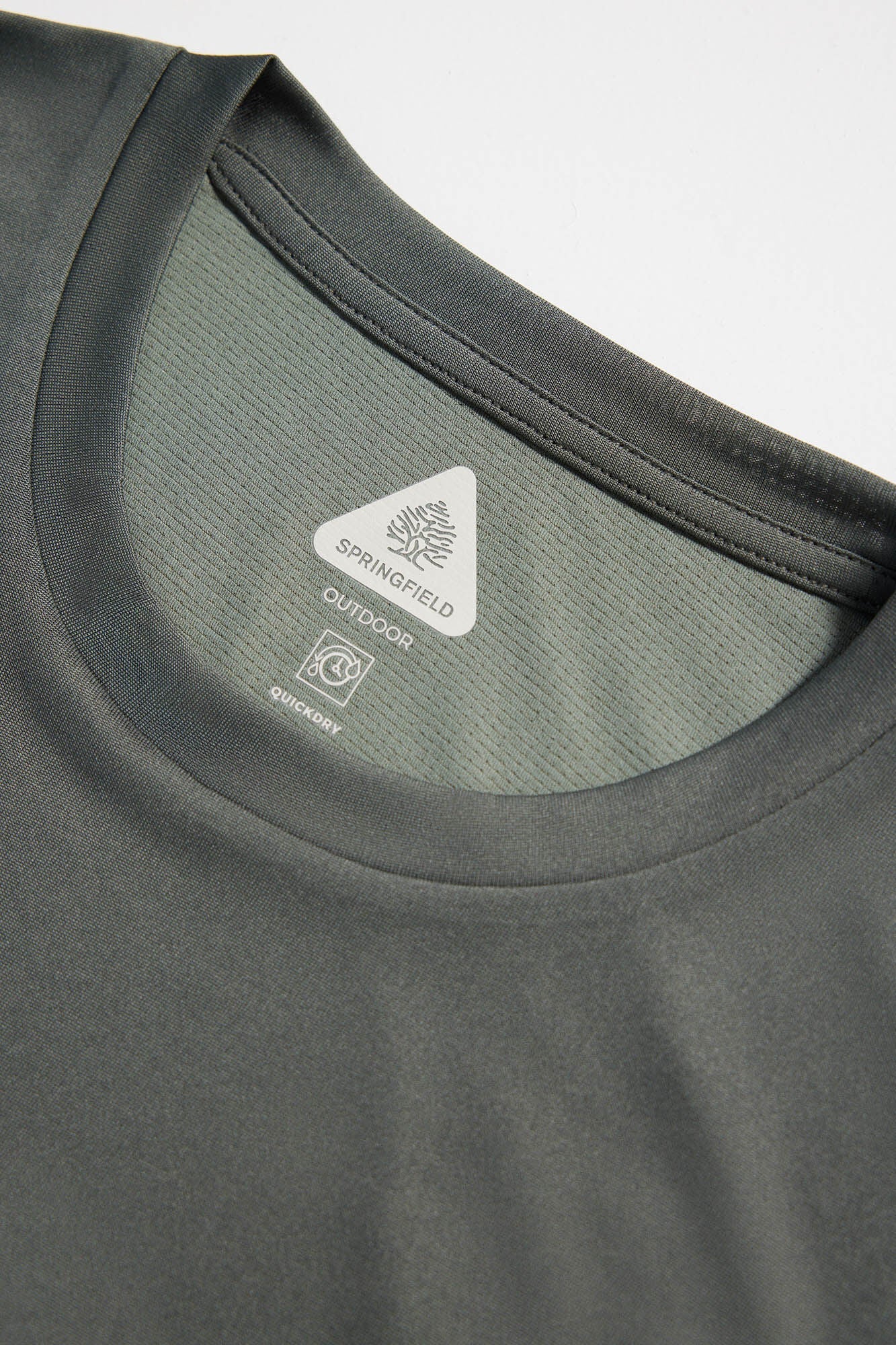 Camiseta Manga Corta Outdoor Verde Oscuro
