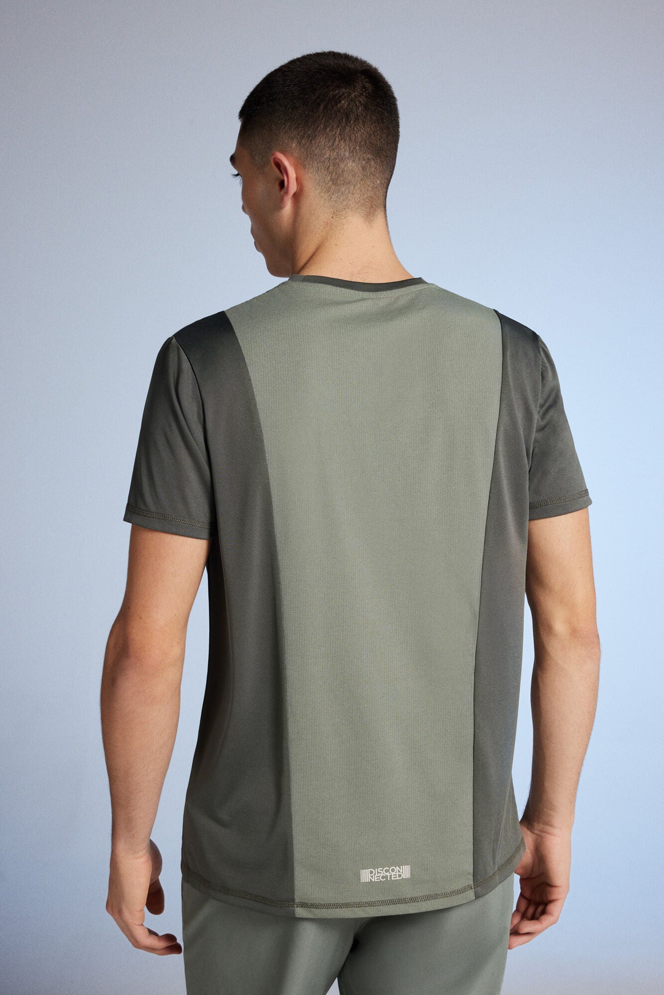 Camiseta Manga Corta Outdoor Verde Oscuro