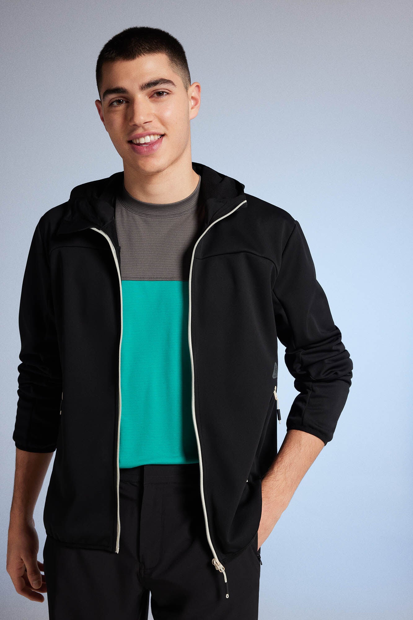Jacket Tejido Softshell Negro
