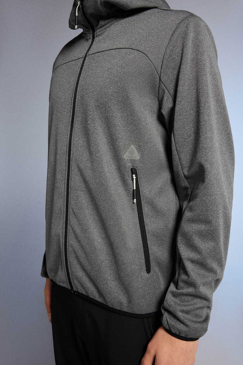 Jacket Tejido Softshell Gris