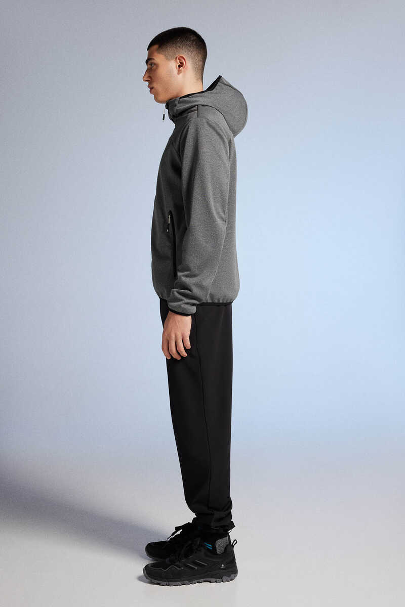 Jacket Tejido Softshell Gris