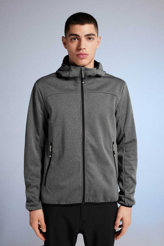 Jacket Tejido Softshell Gris