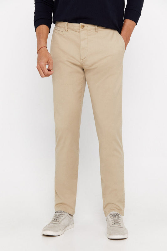 Pantalón Chino Slim Fit Beige