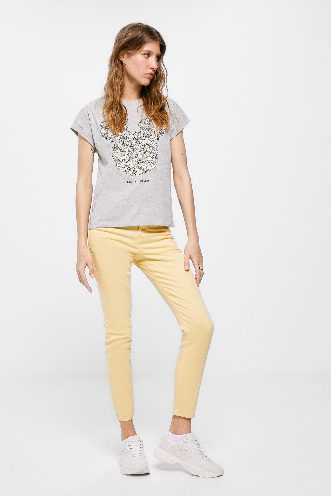 Camiseta Estampada Mickey Margaritas