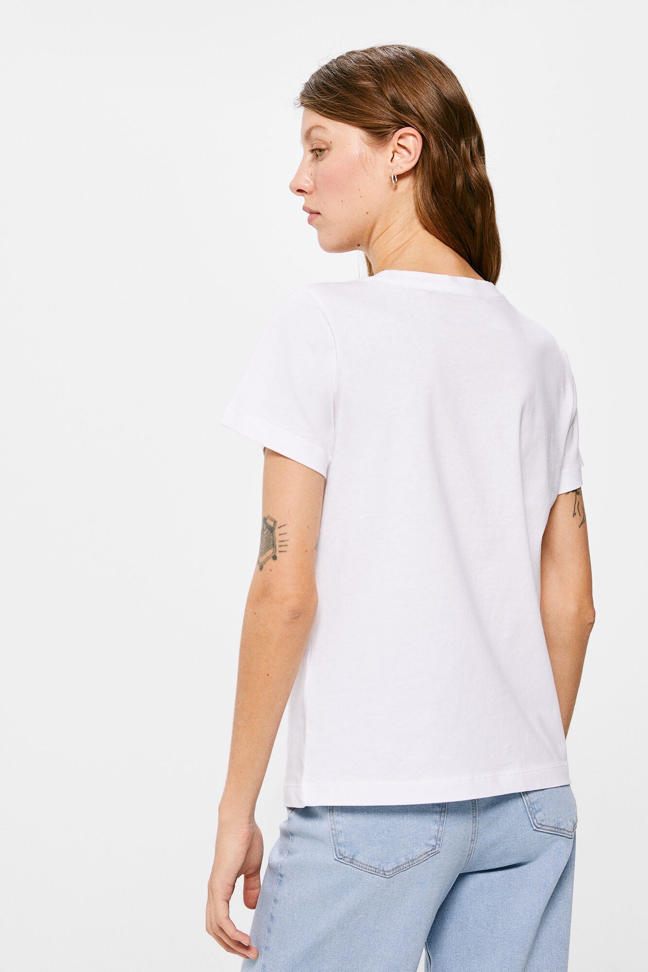 Camiseta Estampada Blanco