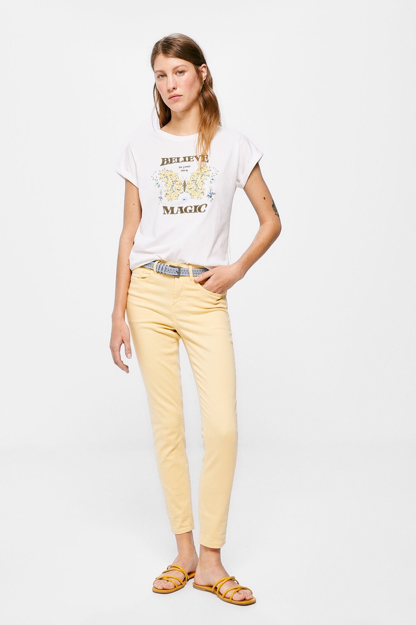 Camiseta Estampada Blanco