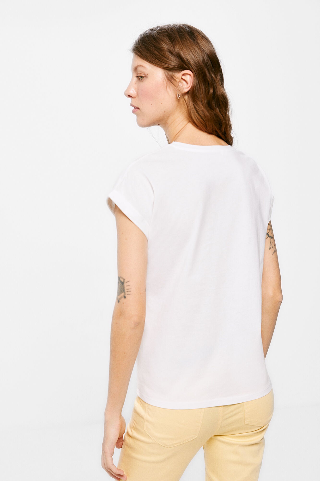 Camiseta Estampada Blanco