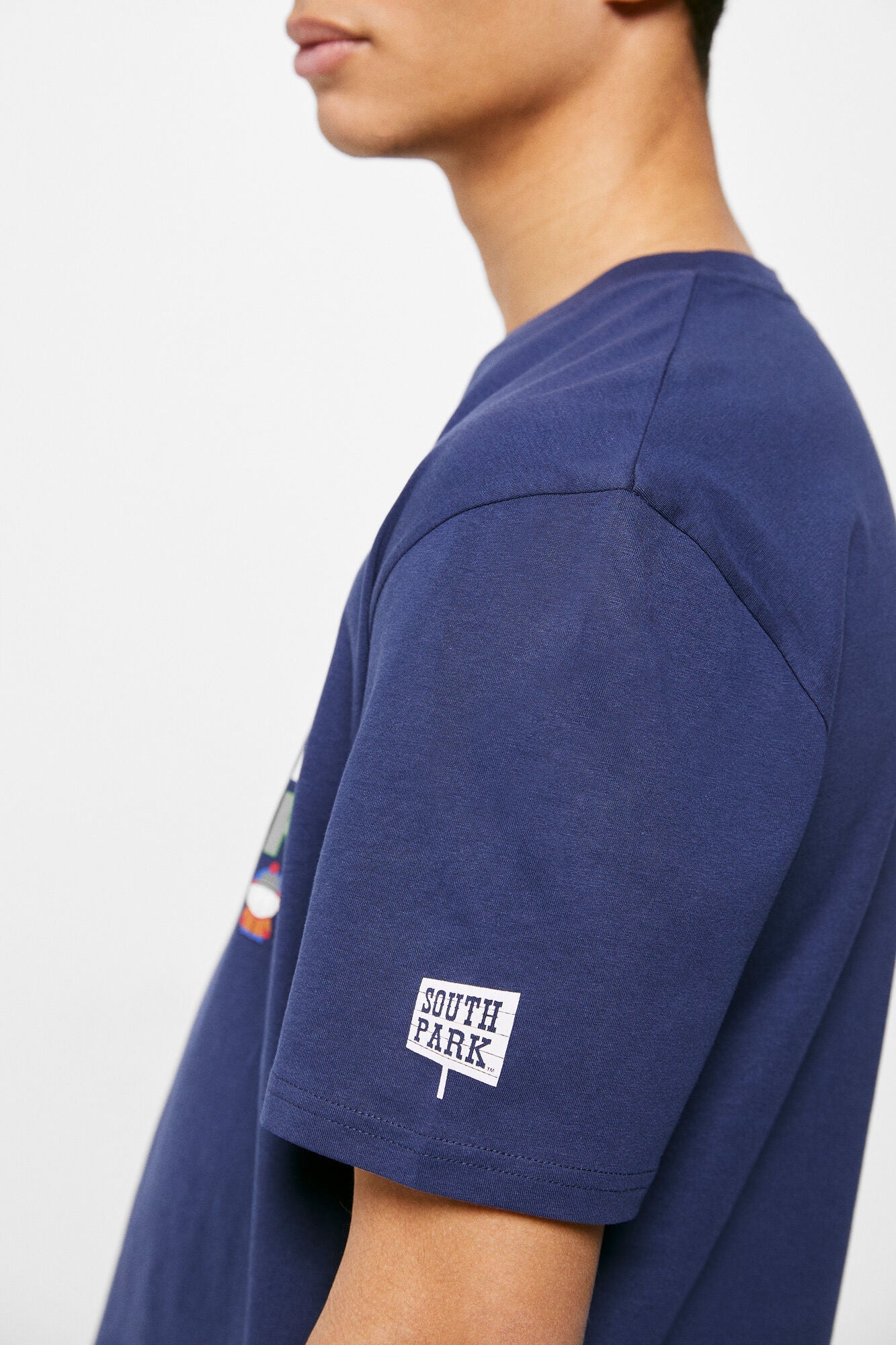 Camiseta Estampada Azul