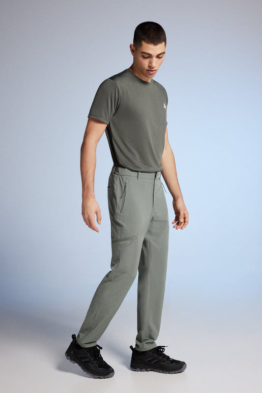 Pantalón Outdoor Cintura Semi Elástica Gris