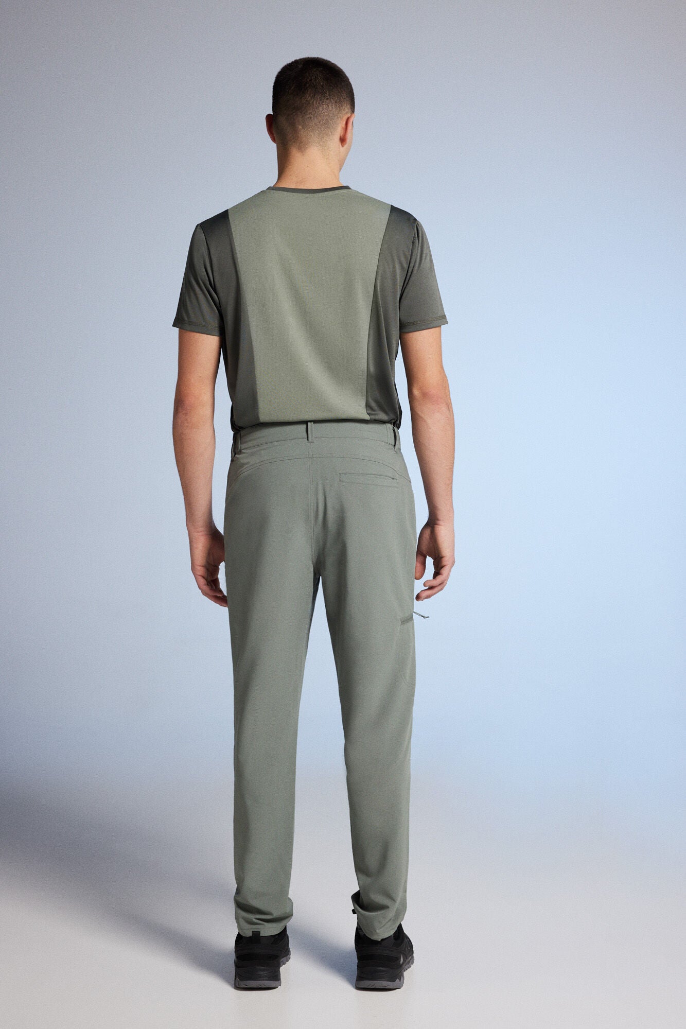 Pantalón Outdoor Cintura Semi Elástica Gris