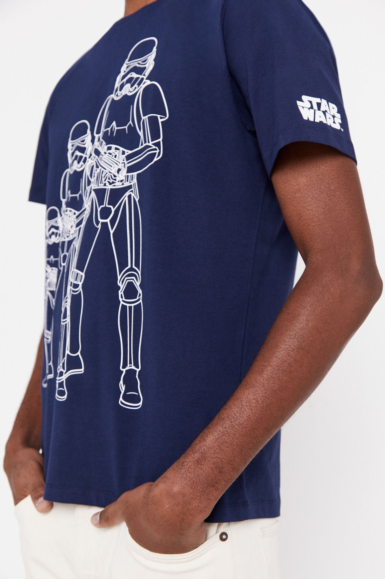 Camiseta Estampada Azul