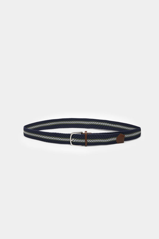 Cinturón Trenzado Azul