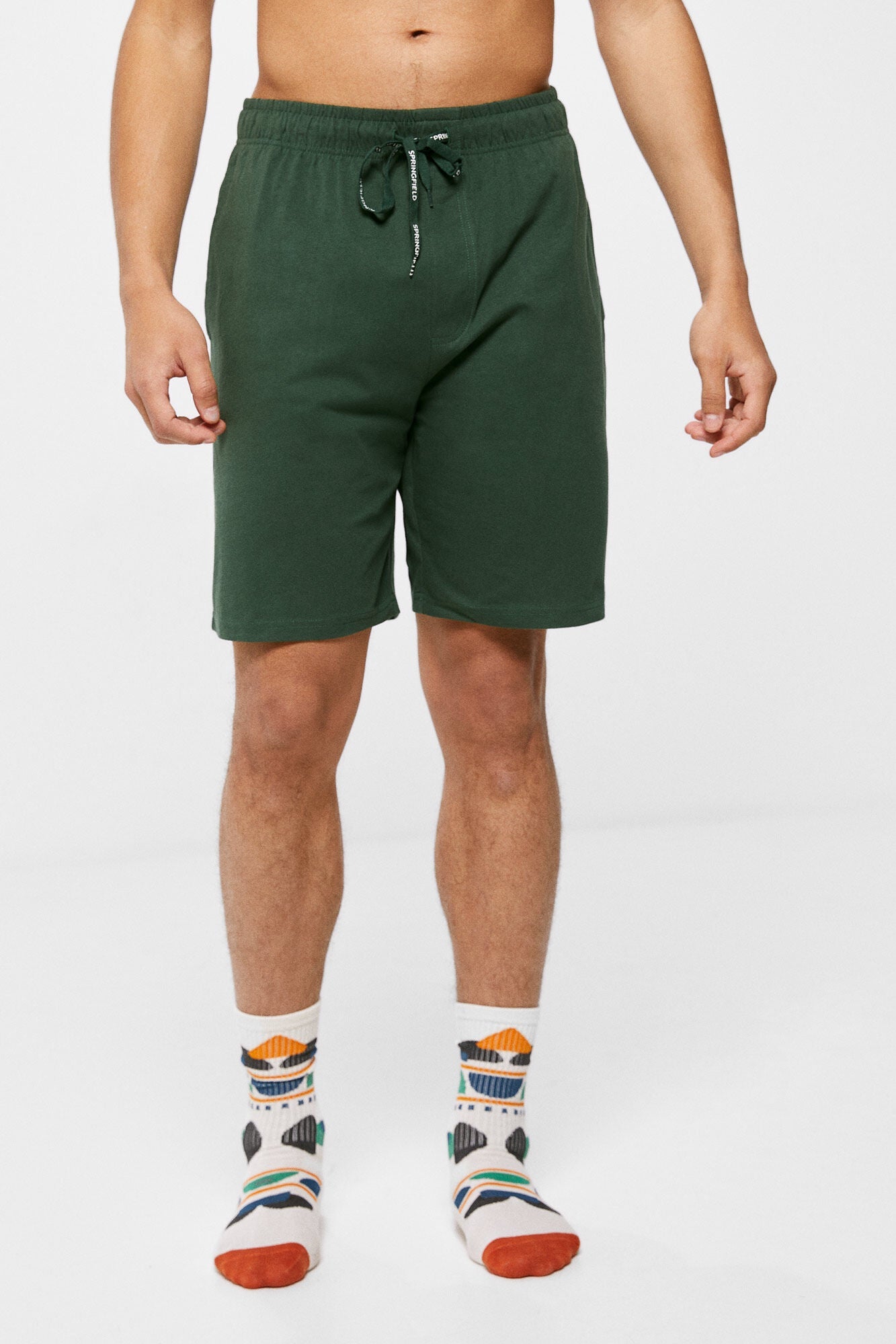 Pijama Pantalón Corto Verde