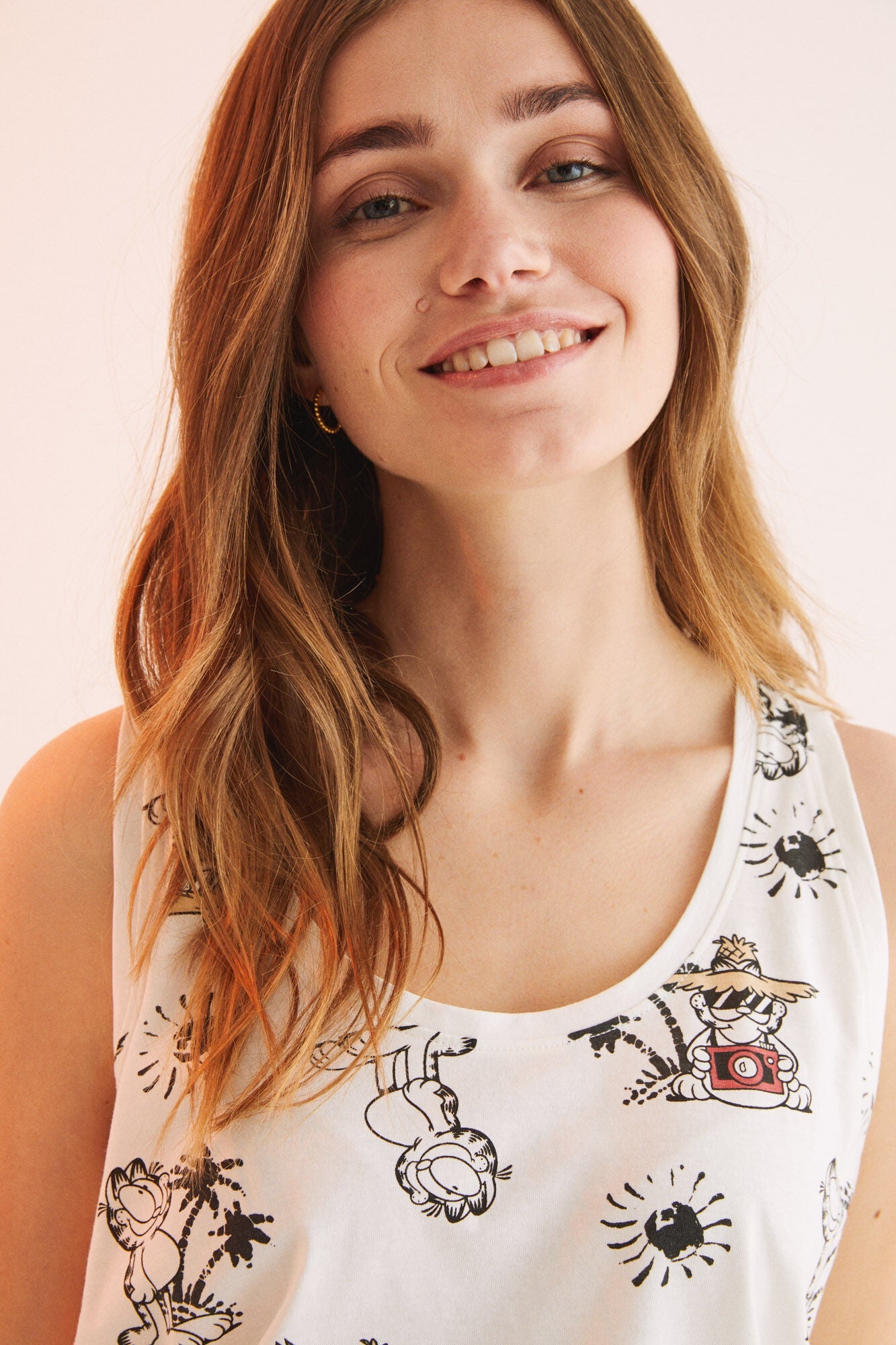 Pijama Corta Diseño Garfield