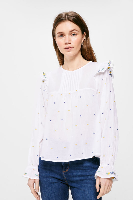 Blusas White