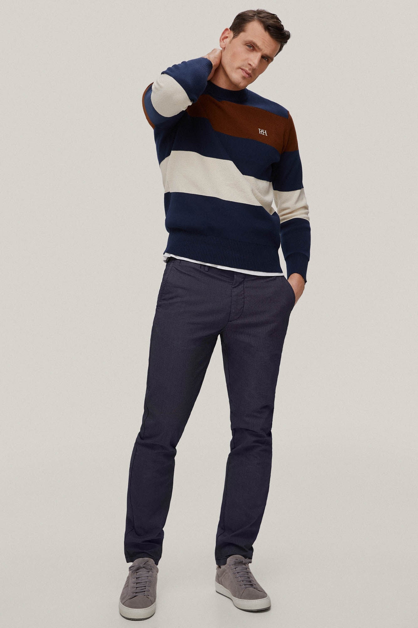 Pantalón Chino Slim Fit Azul