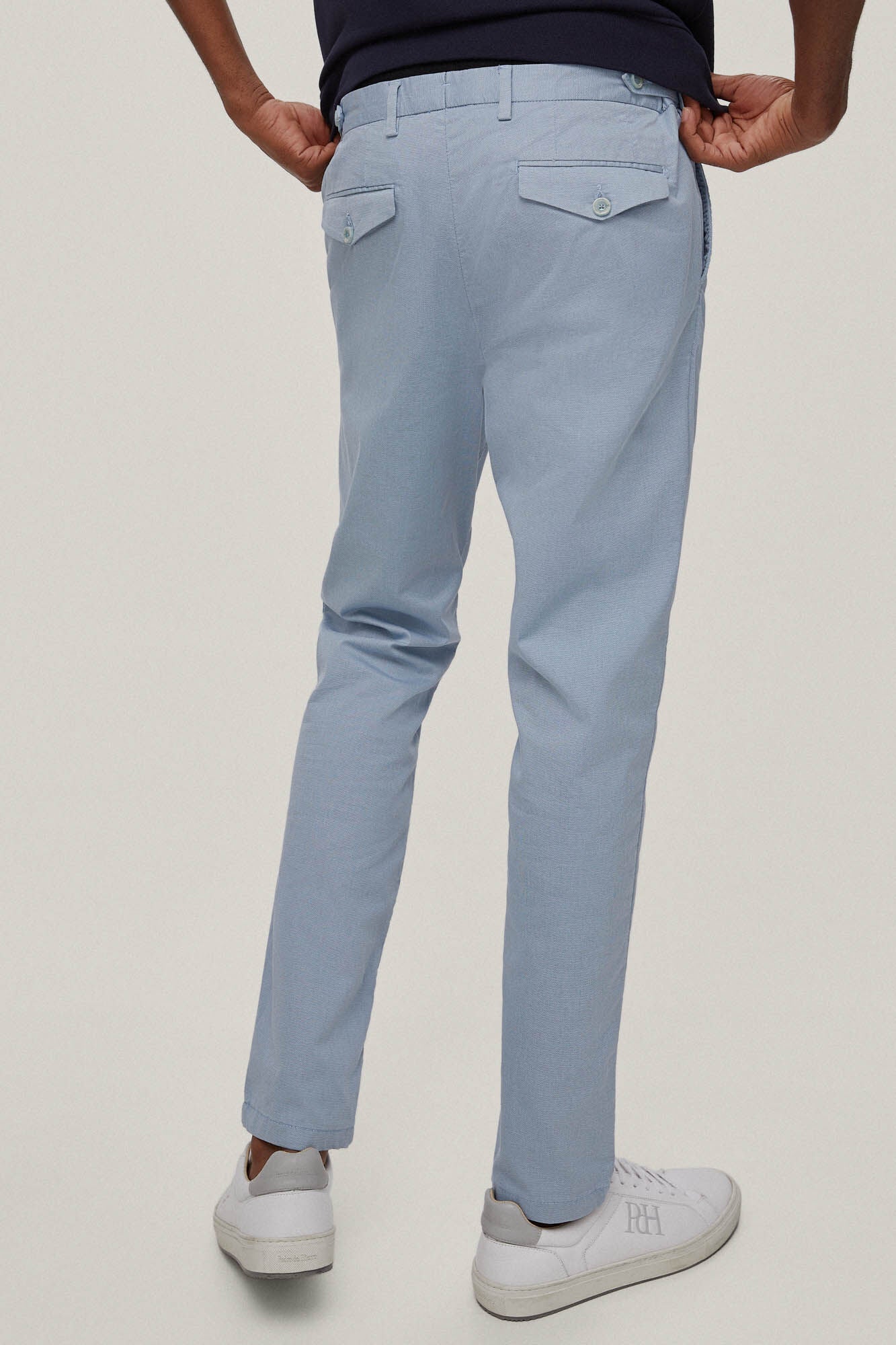 Pantalón Chino Slim Fit Celeste