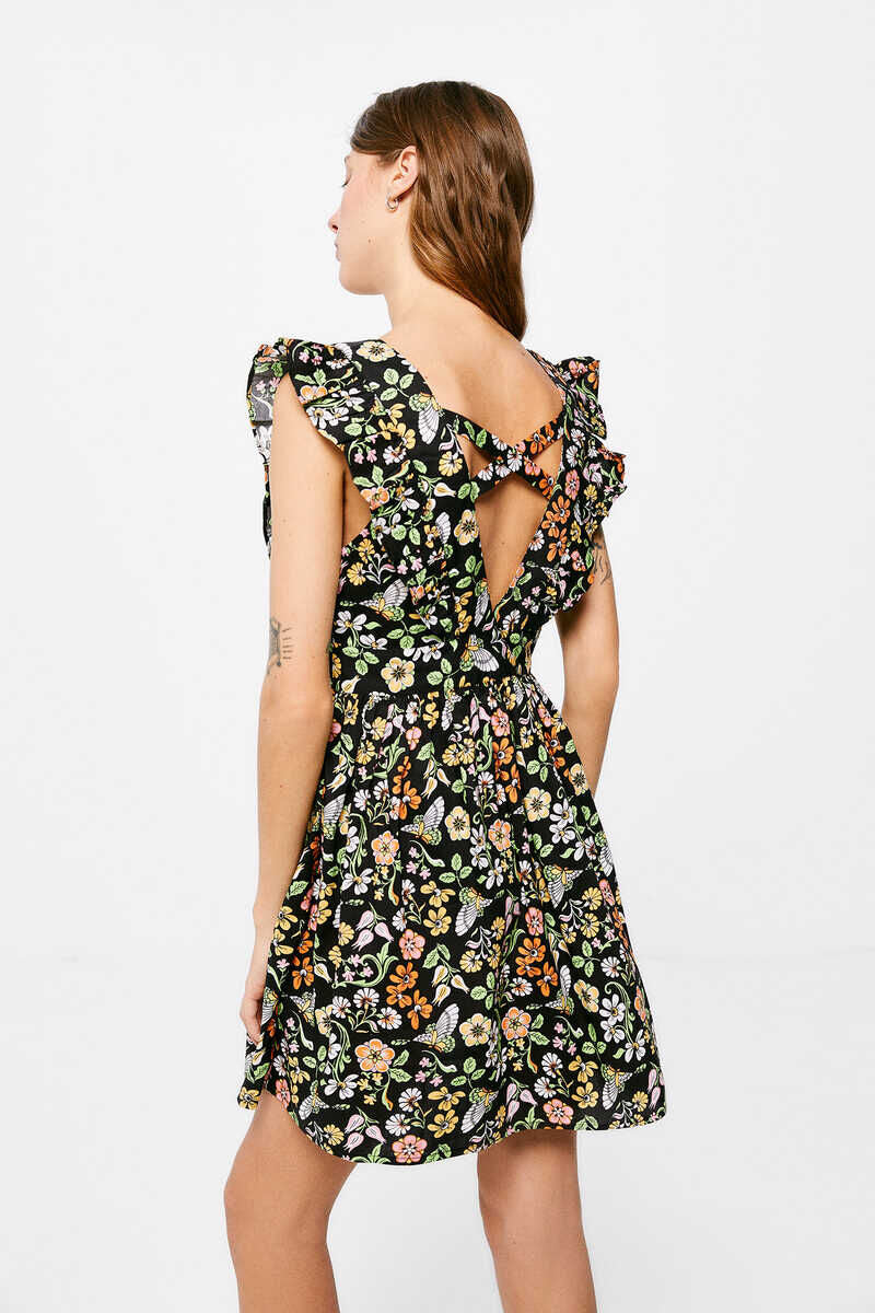 Vestido Volantes Multicolor