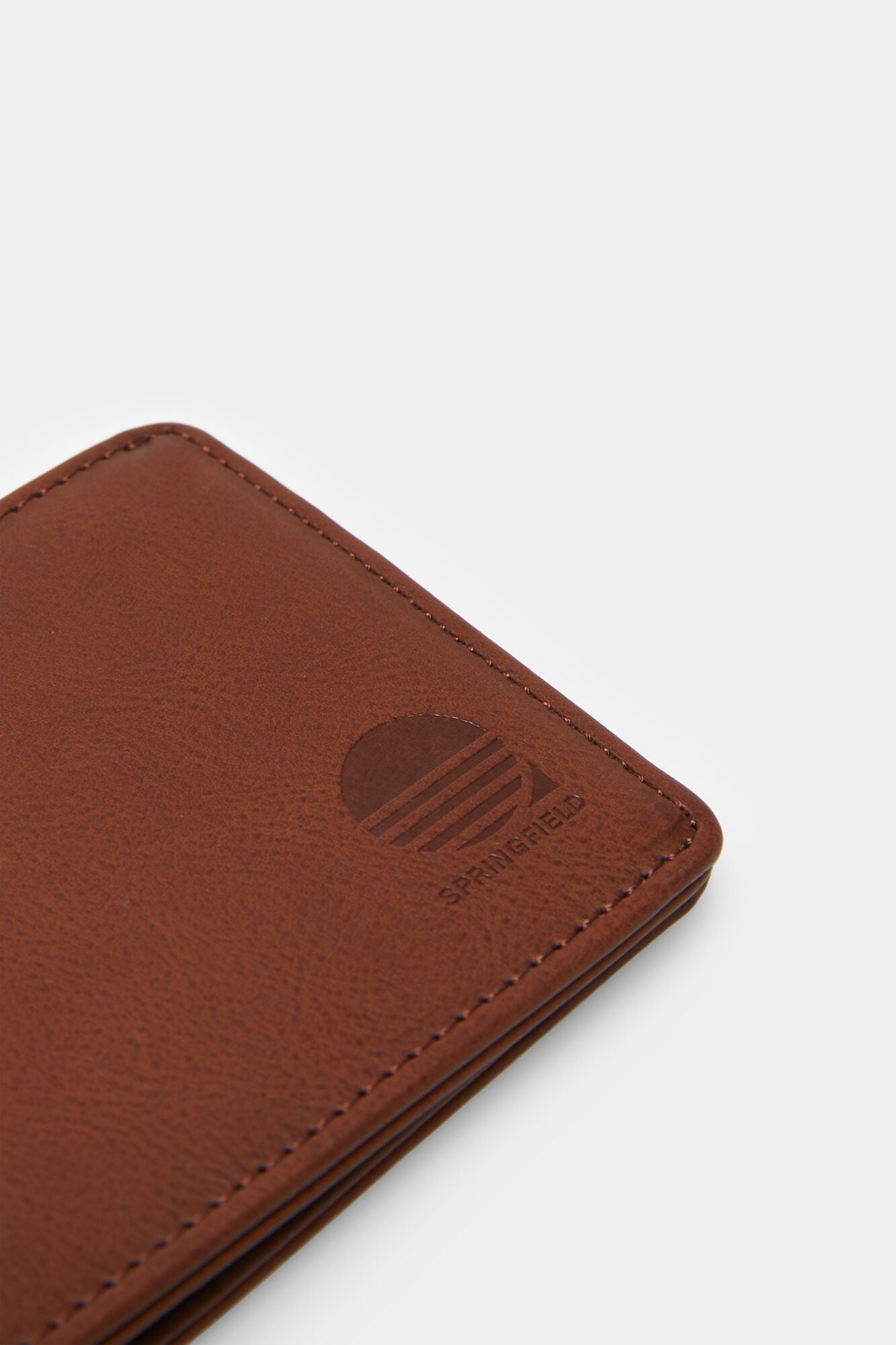 Billetera Efecto Piel Café