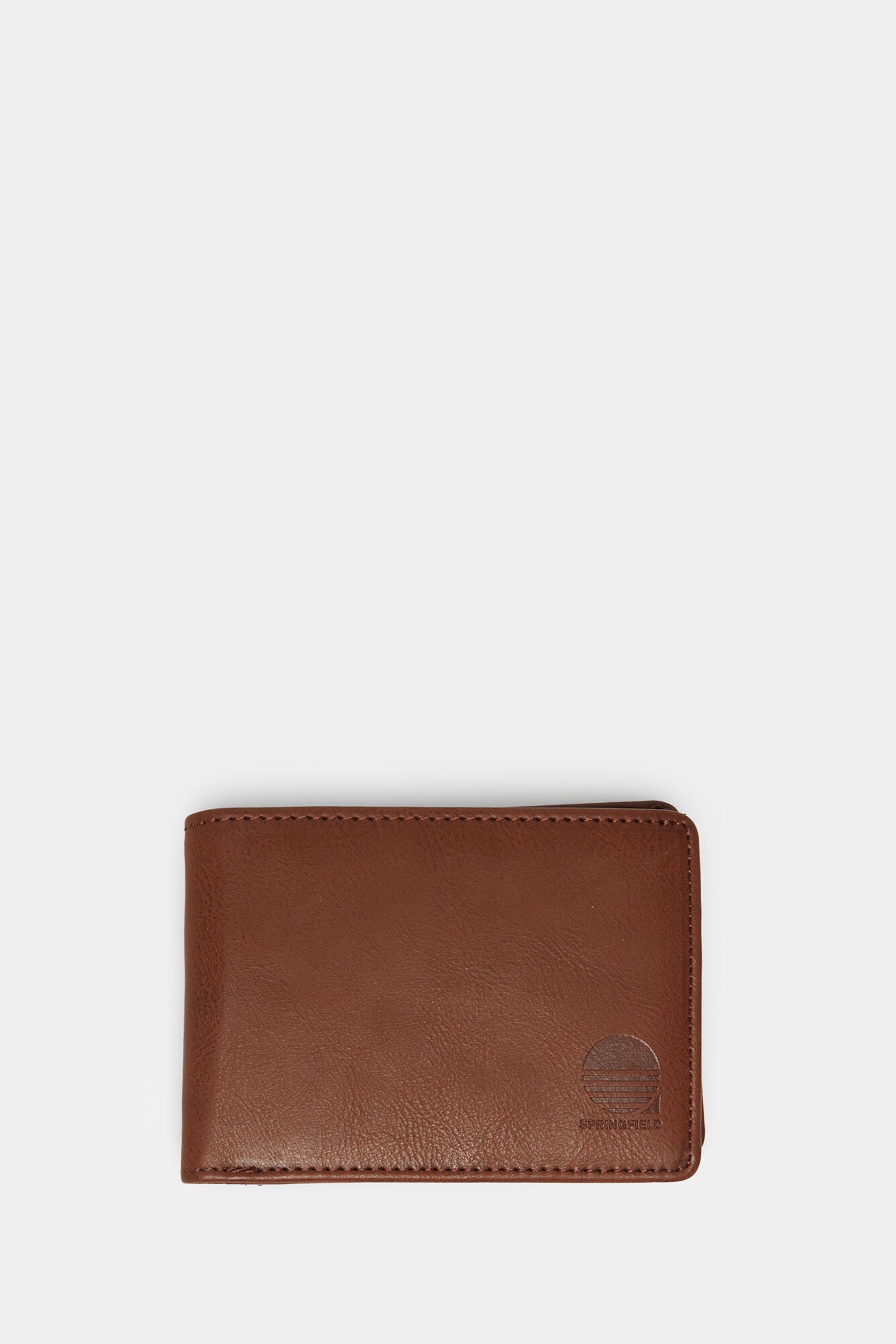 Billetera Efecto Piel Café