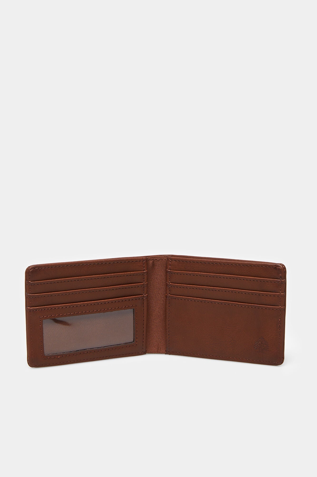 Billetera Efecto Piel Café