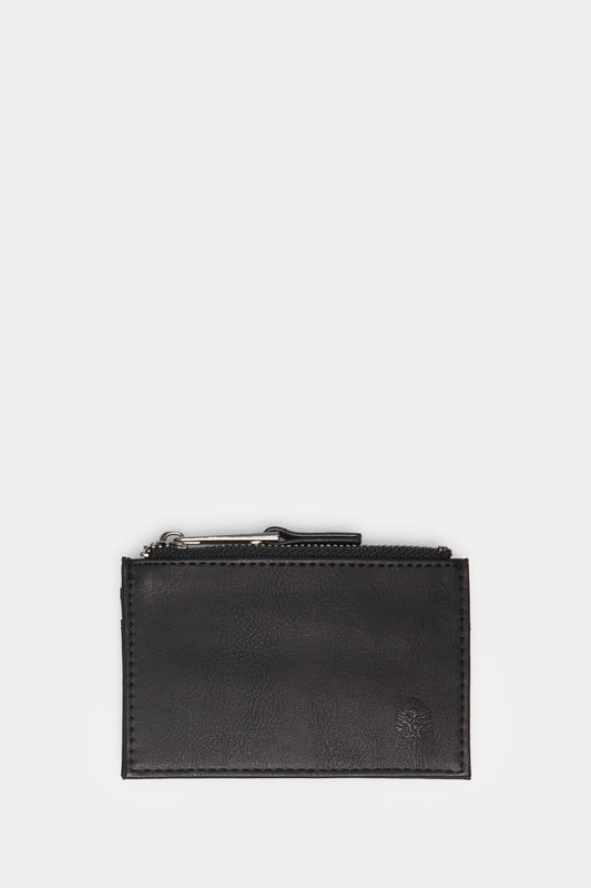 Monedero Efecto Piel Negro