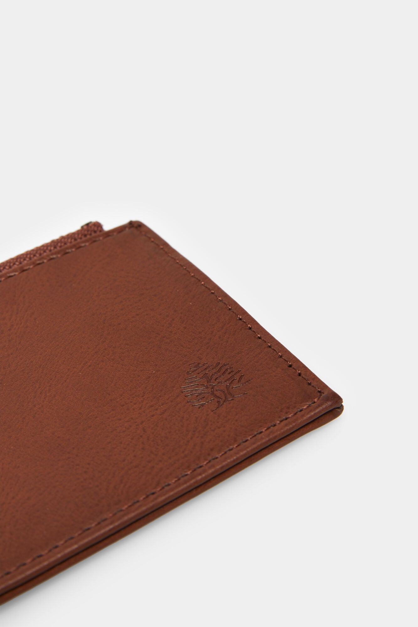 Monedero Efecto Piel Café