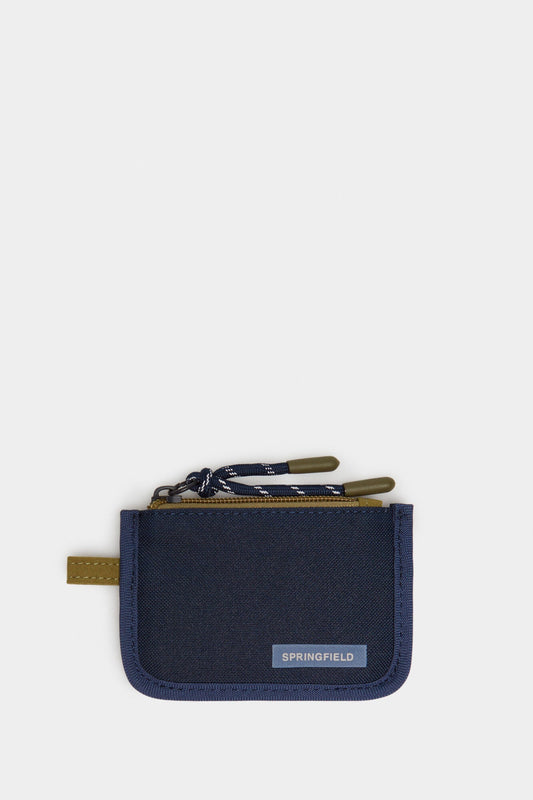 Monedero Nylon Azul