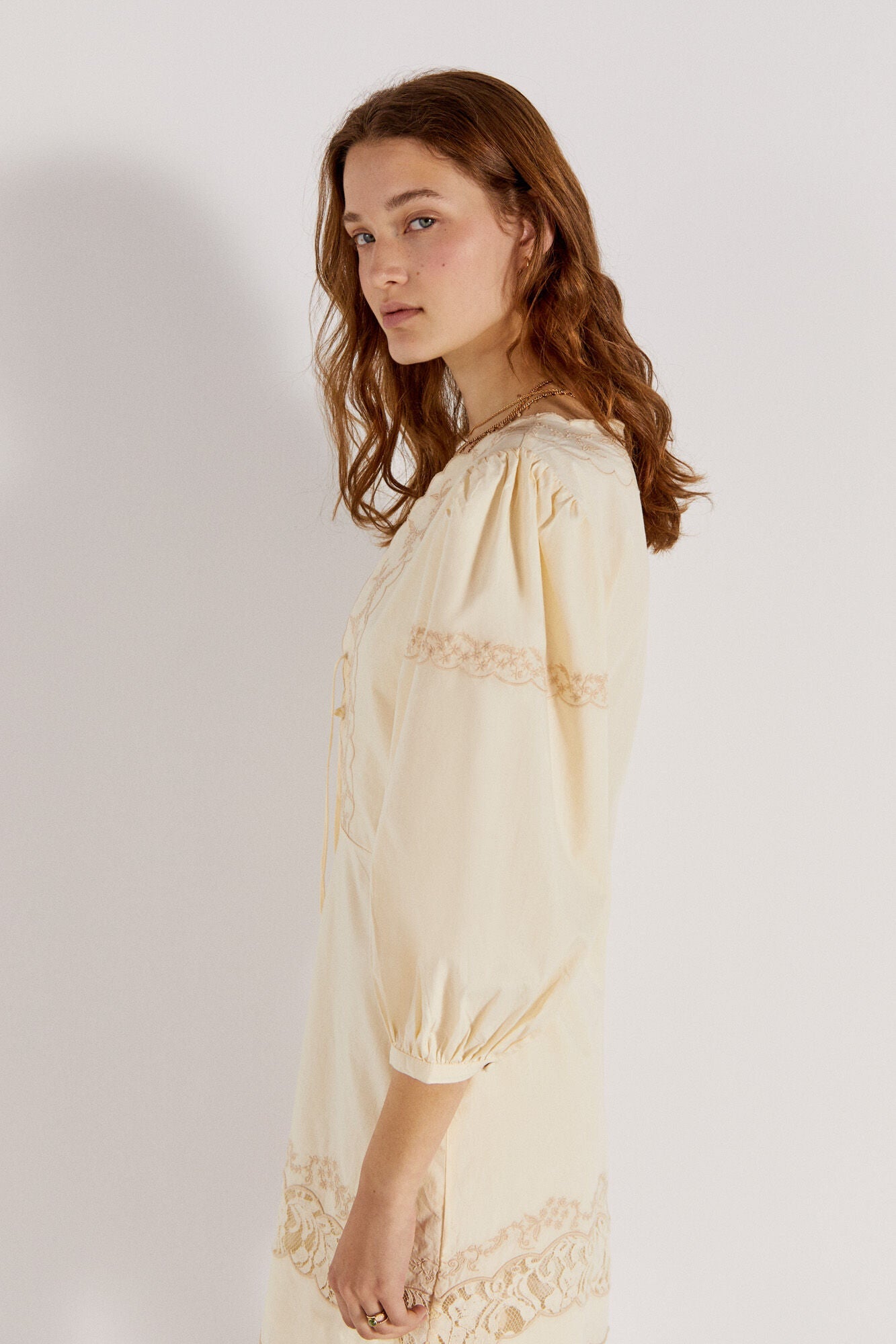 Vestido Bordado Blanco