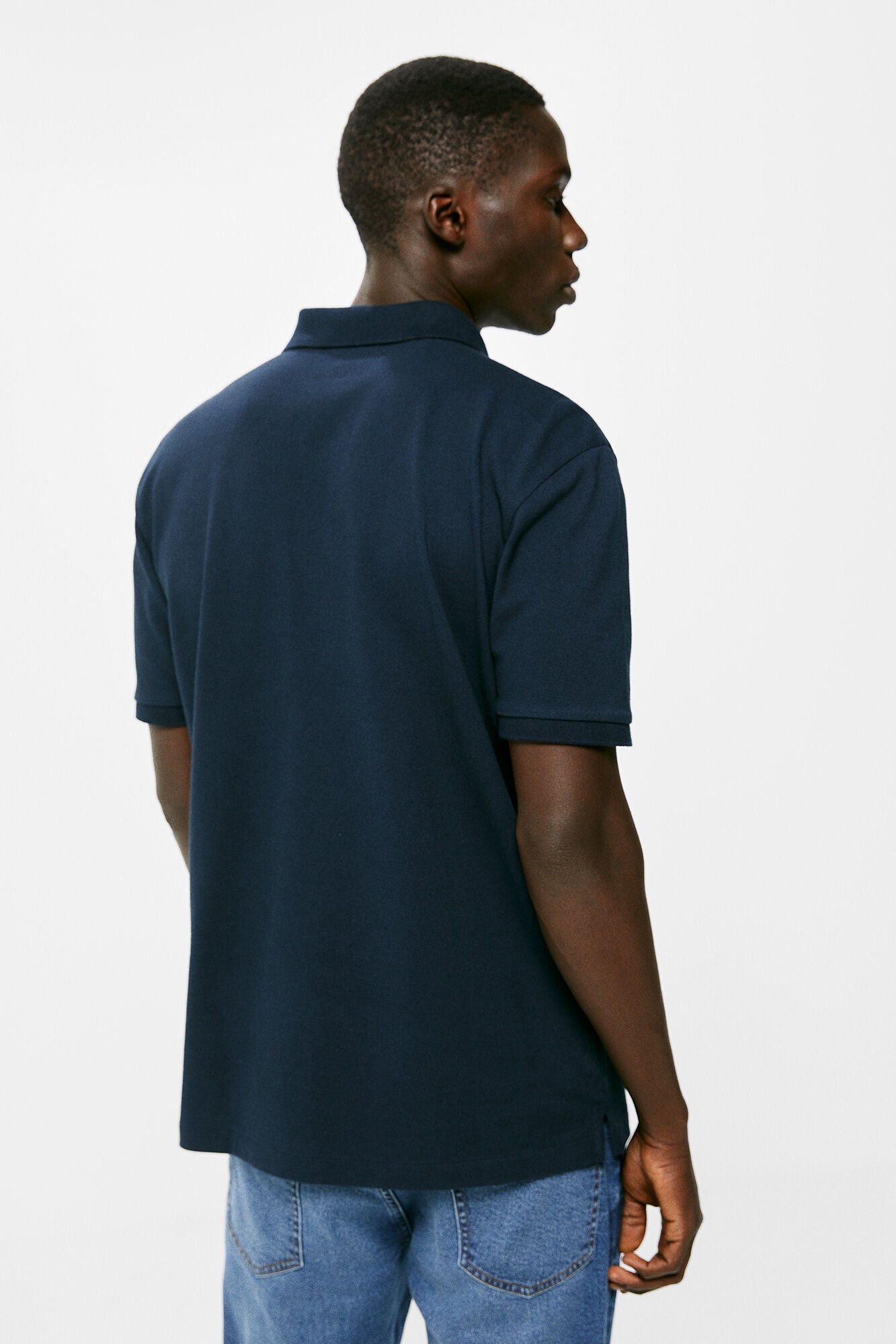 Polo Básica Azul