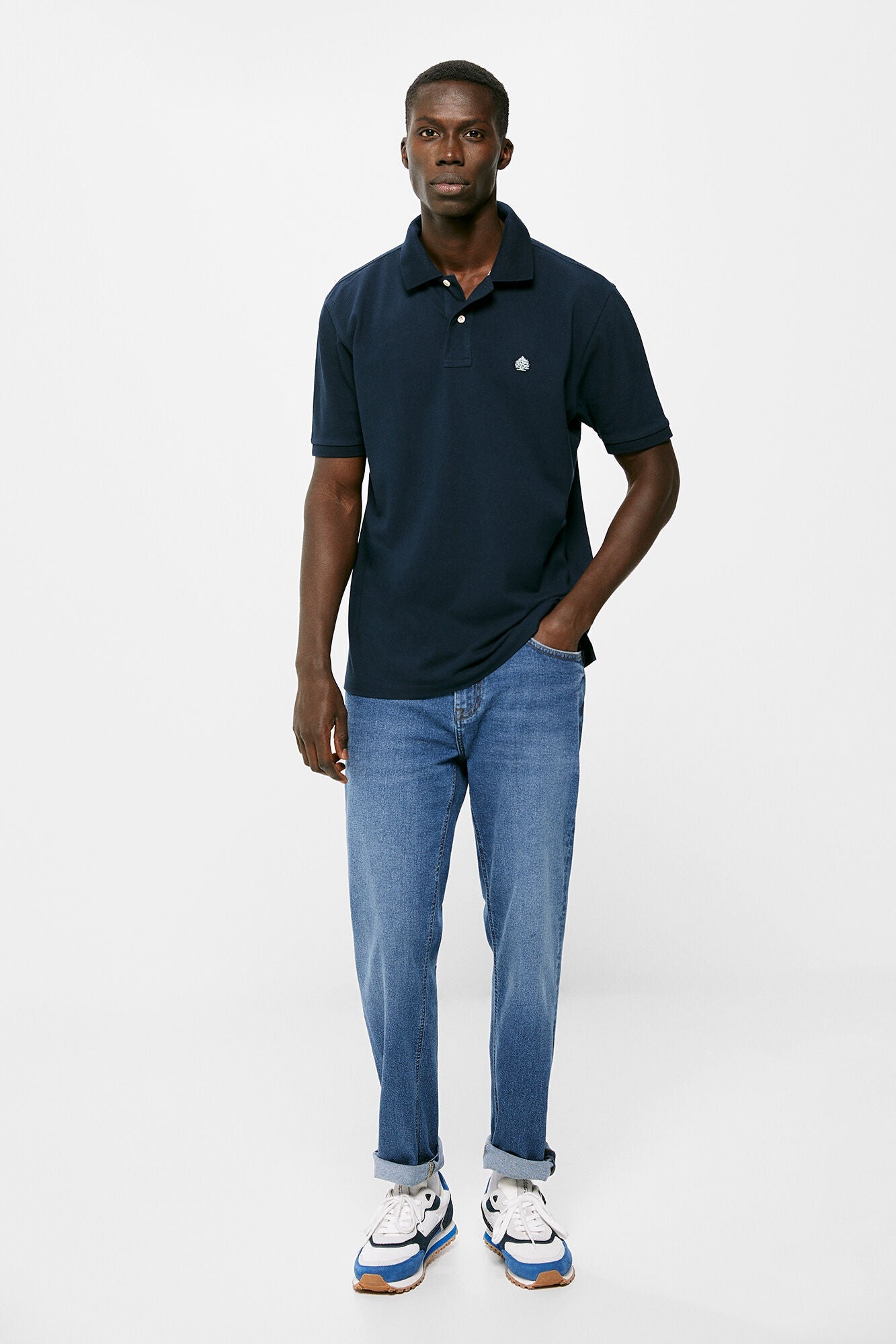 Polo Básica Azul