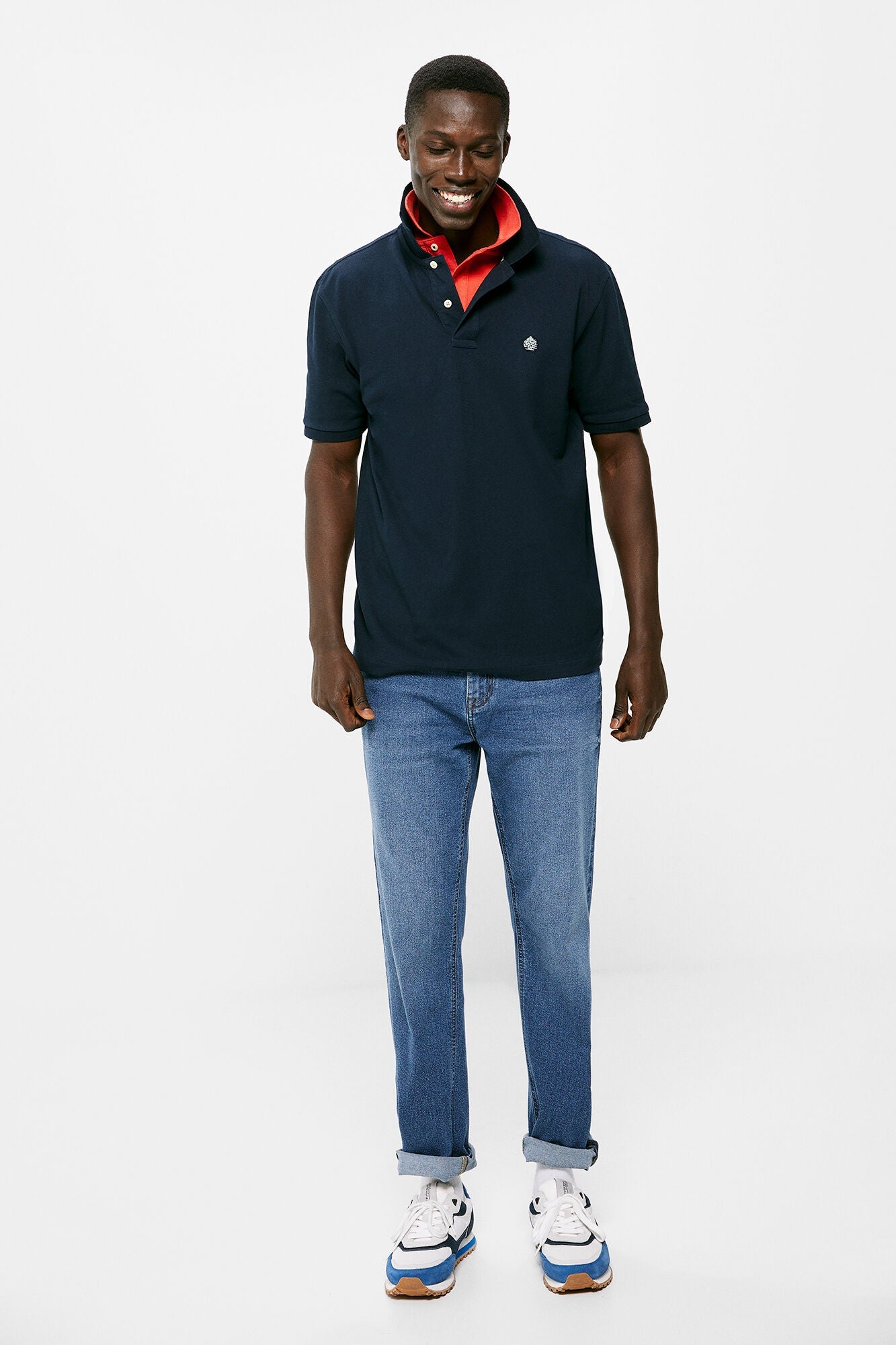 Polo Básica Azul