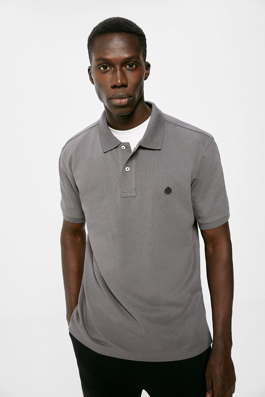 Polo Básica Gris