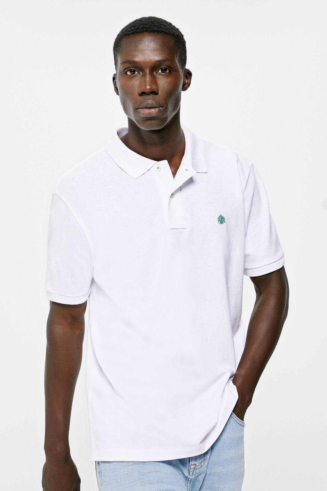 Polo Básica Blanco