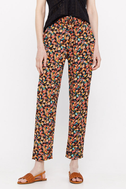 Pantalón Fluido Estampado Multicolor
