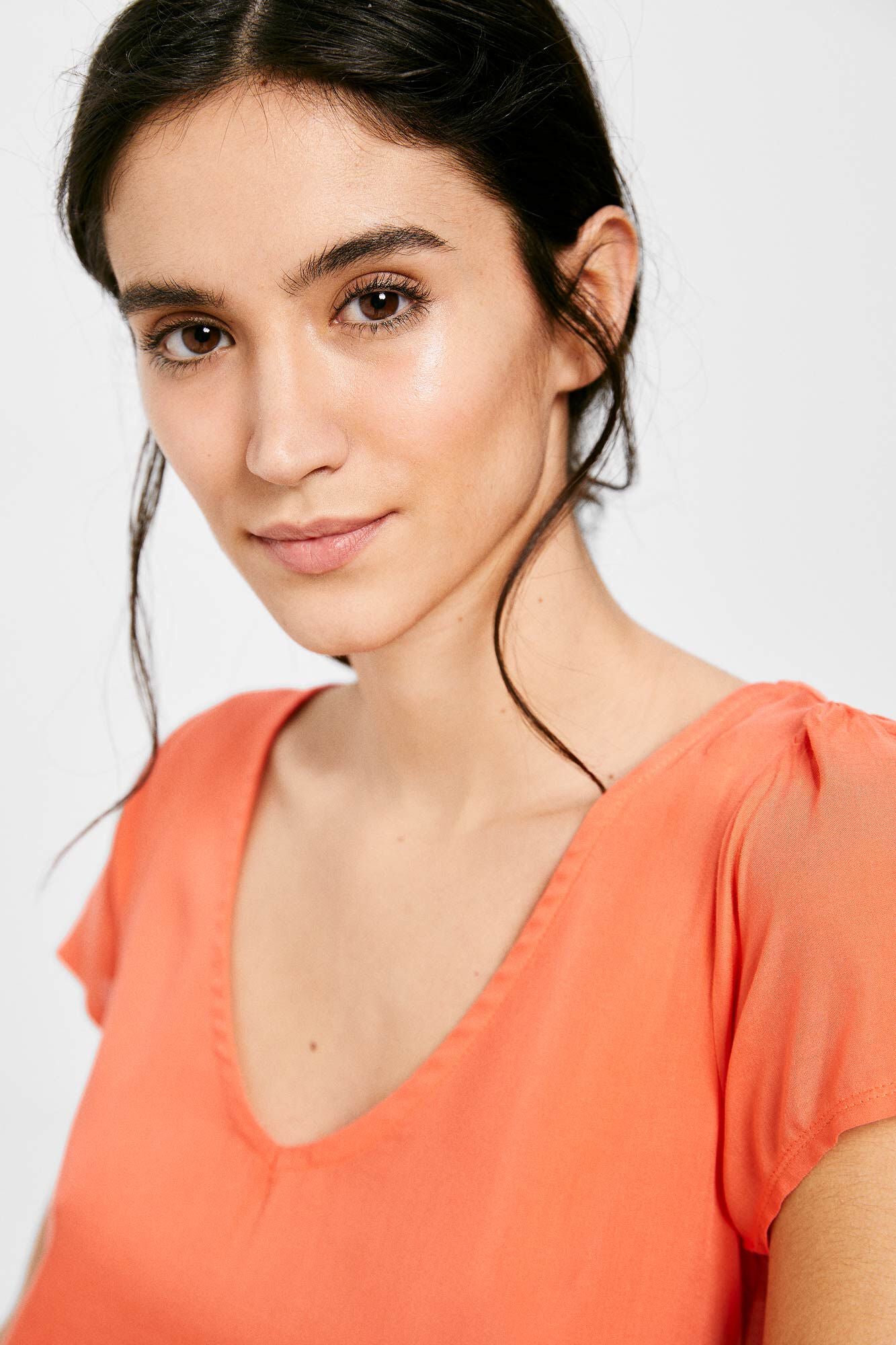 Camiseta Básica Naranja