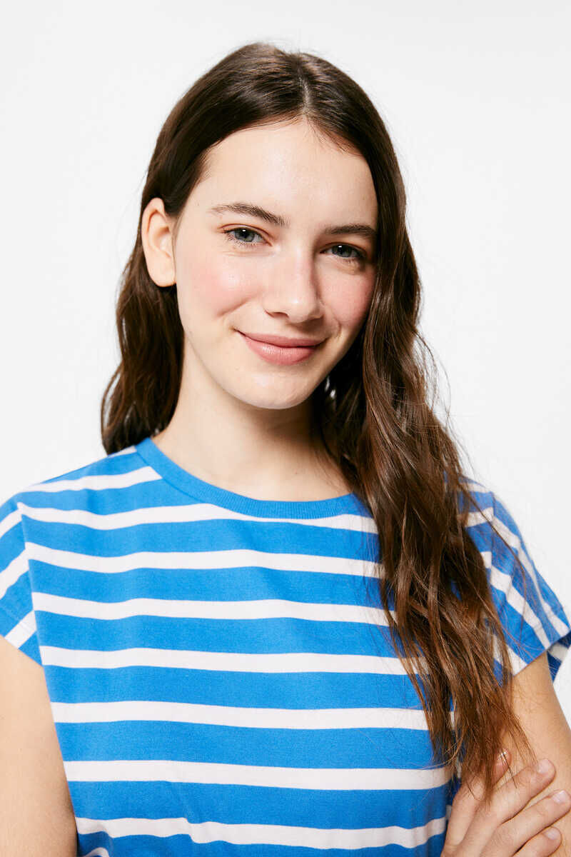Camiseta Básica Azul