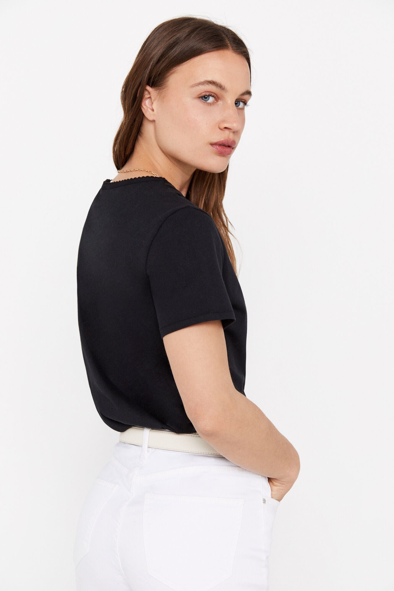 Camiseta Estampada Negro