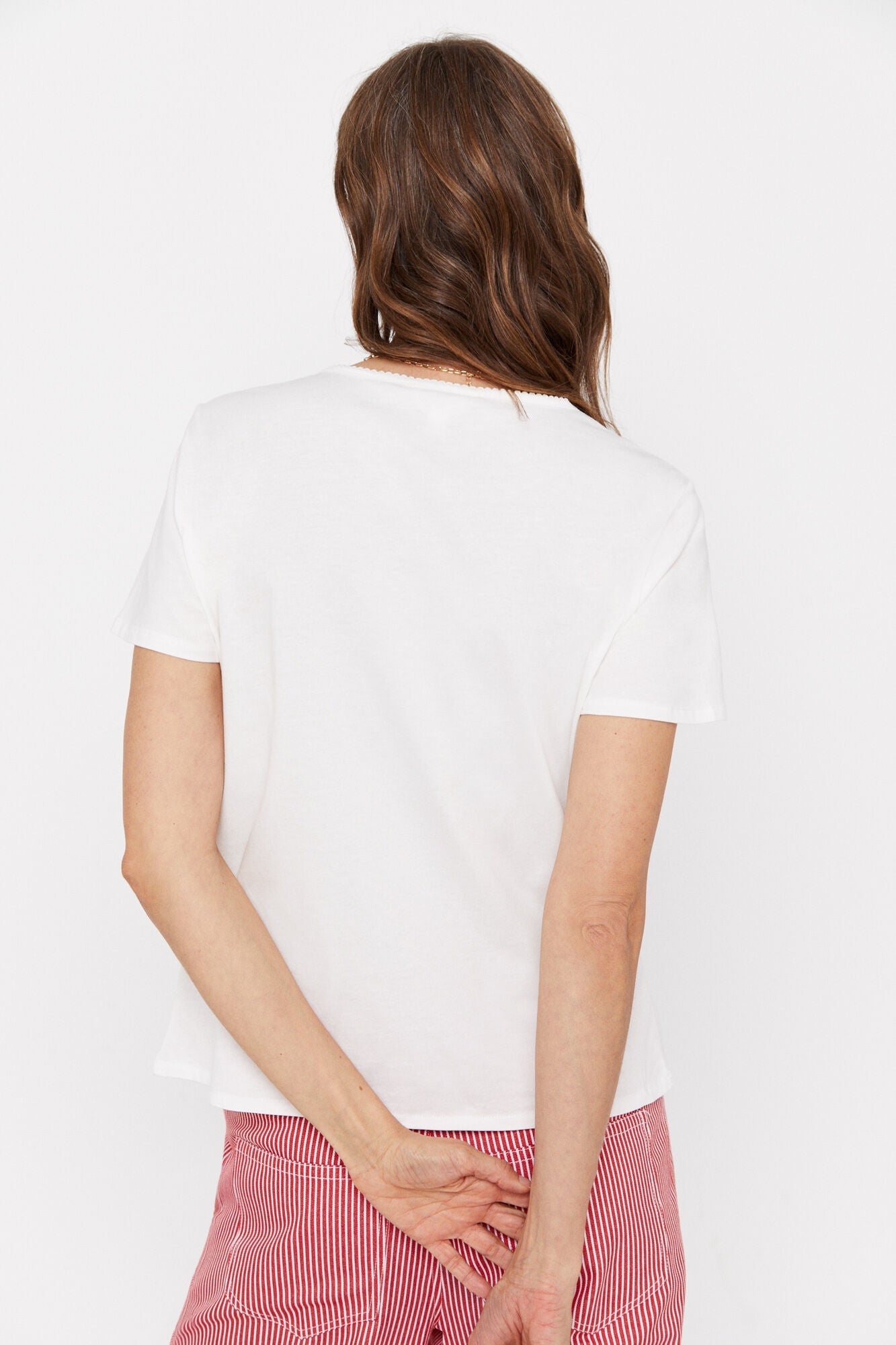 Camiseta Bordada Blanco