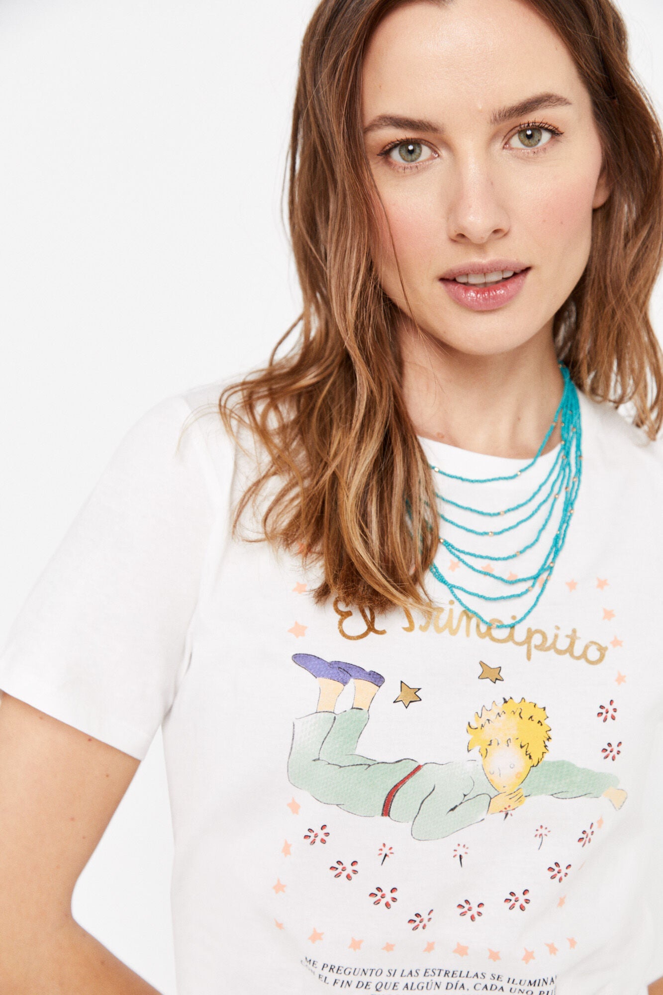 Camiseta Estampada Blanco