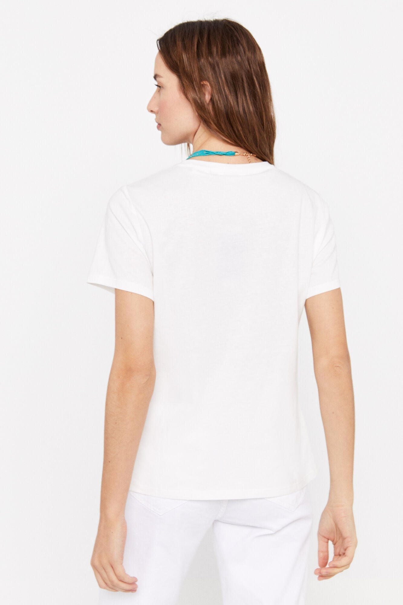 Camiseta Estampada Blanco