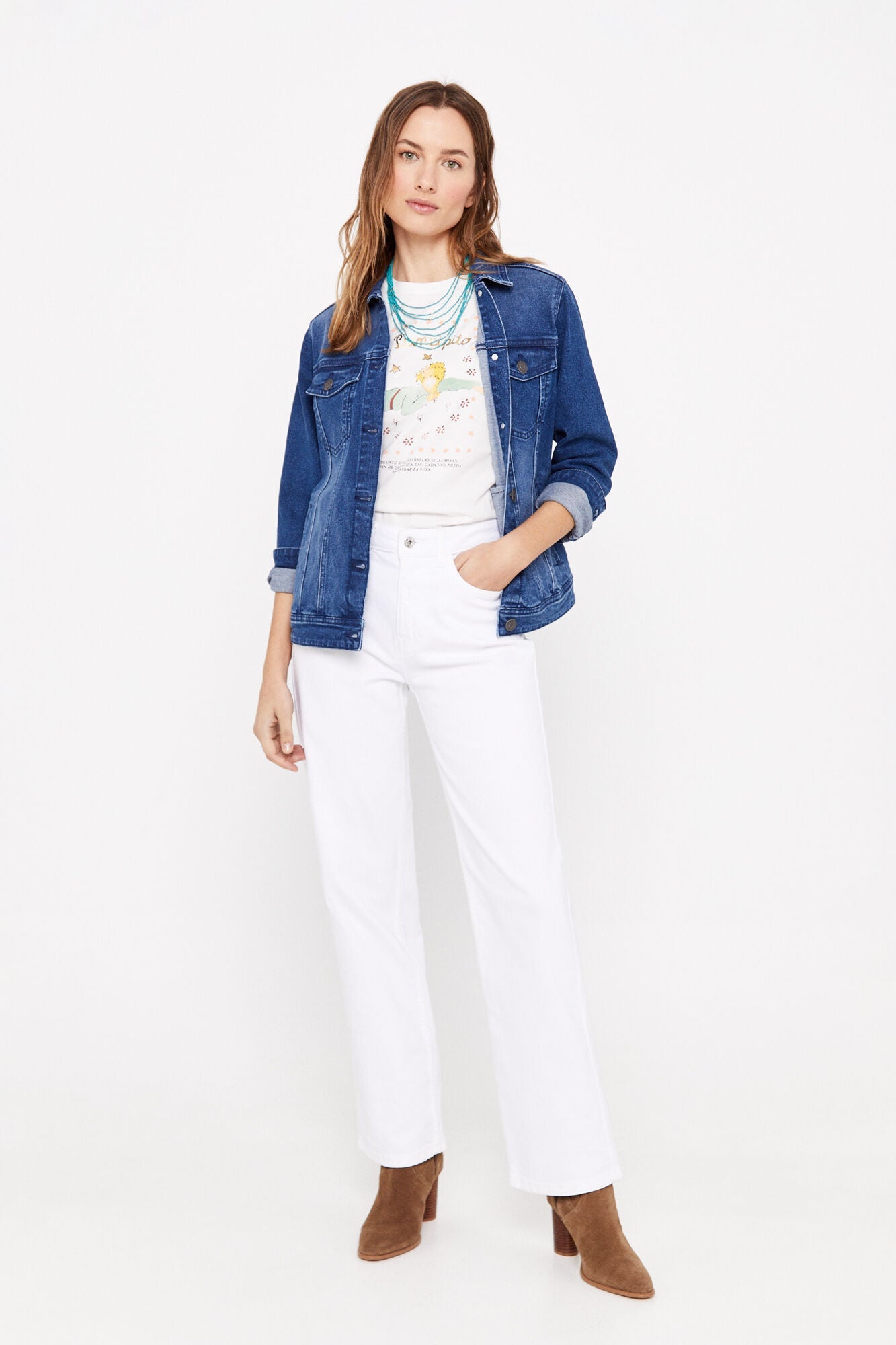 Camiseta Estampada Blanco