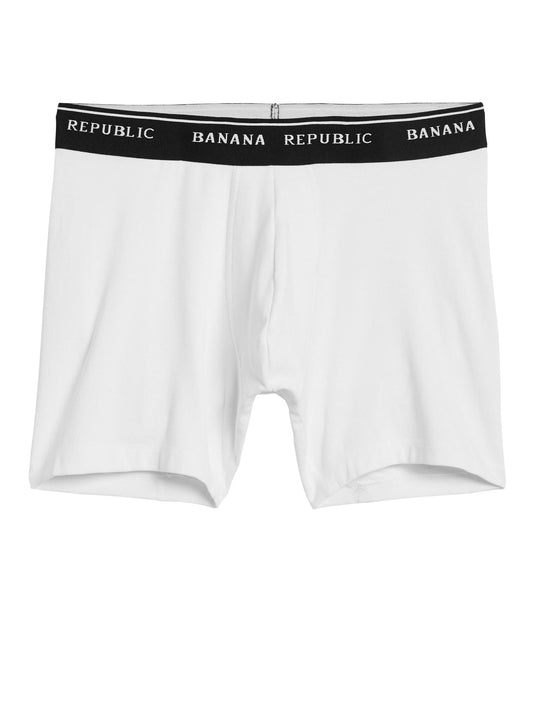 Boxer Supima Boxer Brief-Optic White 900