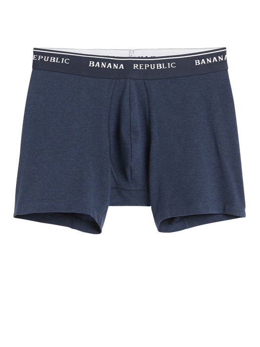 BR Stretch Supima® Cotton Boxer Brief - Navy Heather