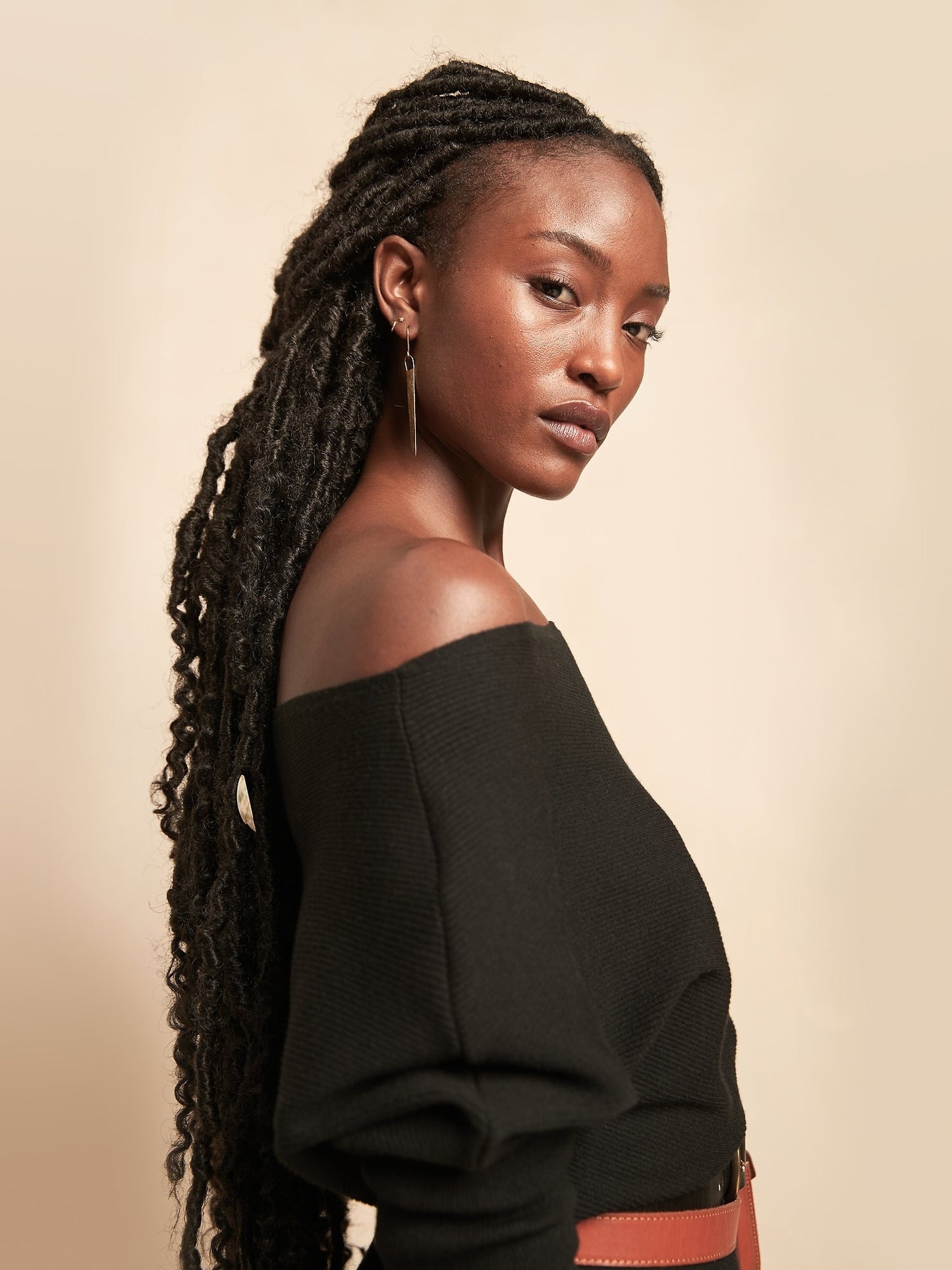 Colleta Off-Shoulder Sweater Dress