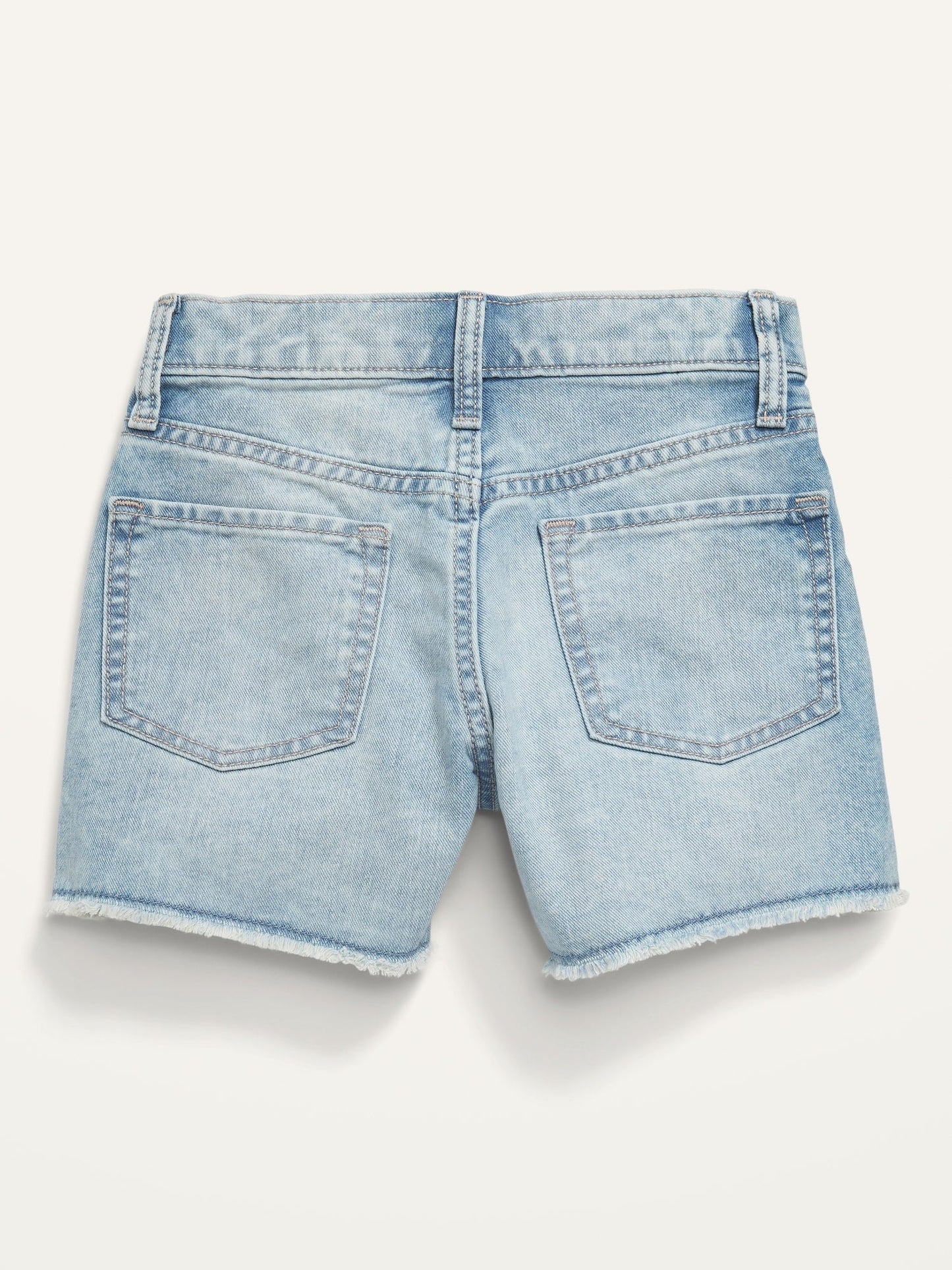 Short Denim Talle Alto Azul, Niña